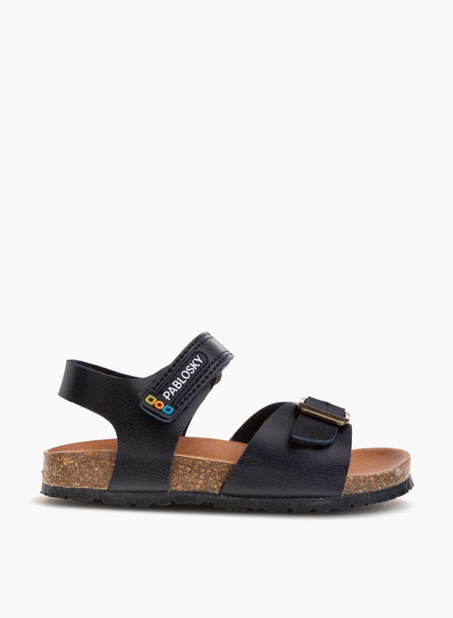 Pablosky Boys Sandals With Buckle Accent And Hook & Loop Closure - Image 1