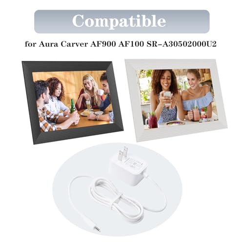 CSDWELL Power Cord for Aura Carver AF900 AF100, Replacement for Charger SR-A30502000U2 Adapter with 5Ft Power Cord(5V 2A) - Image 4