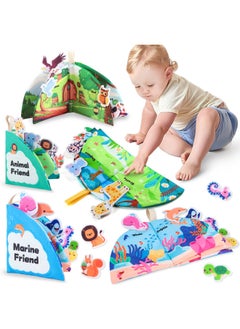 Generic Source Manufacturers 21 0-3 Year Old Baby Cloth Book Animal Tail Cloth Book Early Education Ha Ha Mirror Desk Calendar Cloth Book Toys-Color:056-11 Flight Tear-off Book (with 6 Accessories) 33g-Specifications:Our Supports Labeling  - Image 4