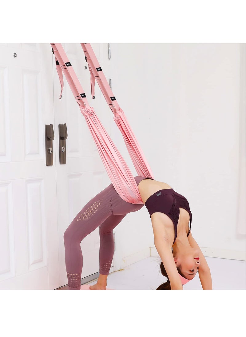 Hihonor - Leg Stretcher Strap, Backbend Training Belt with Door Anchor, Flexibility Trainer Stretching Equipment Assist Stretch Strap for Fitness Gymnastics Dance Aerial Yoga Ballet - Image 1