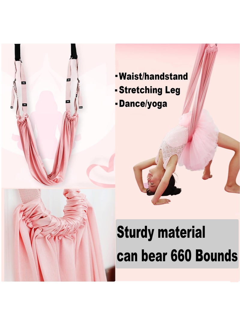 Hihonor - Leg Stretcher Strap, Backbend Training Belt with Door Anchor, Flexibility Trainer Stretching Equipment Assist Stretch Strap for Fitness Gymnastics Dance Aerial Yoga Ballet - Image 1