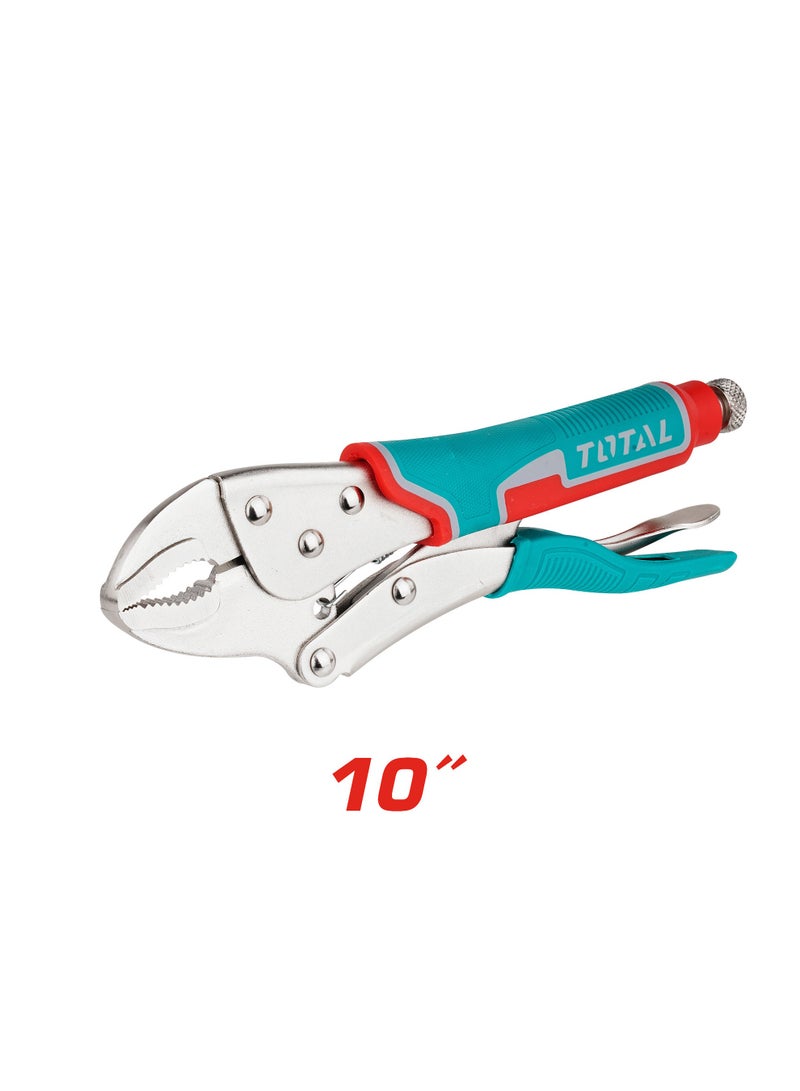 توتال زرادية قفل ذات فك منحني مقاس 10 بوصات - مصنوعة من فولاذ عالي القوة - Image 4