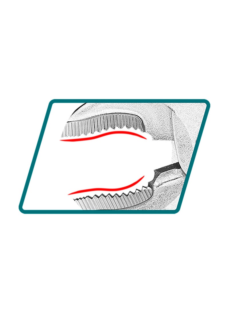 توتال زرادية قفل ذات فك منحني مقاس 10 بوصات - مصنوعة من فولاذ عالي القوة - Image 3