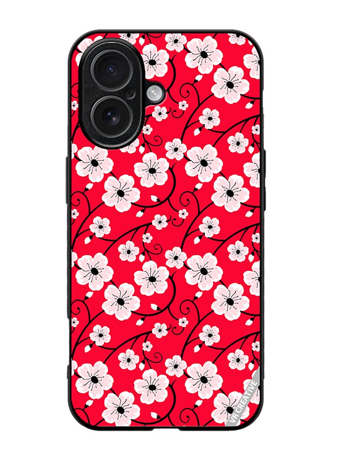 Protective Case Cover For Apple iPhone 17 Flower Design Multicolour