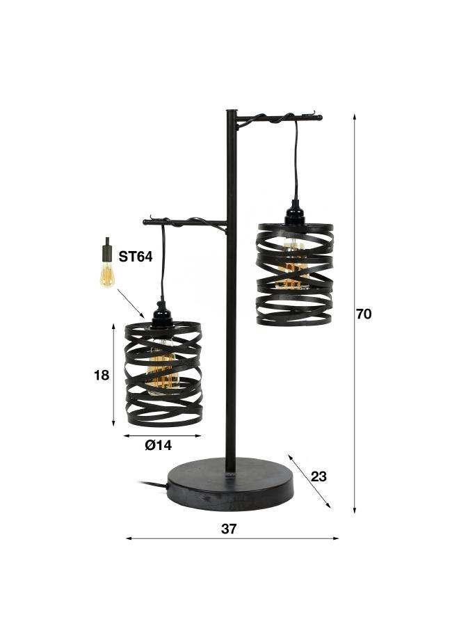 لوفت مغزل، مصباح طاولة، 2 لتر، رمادي-8291 - Image 3
