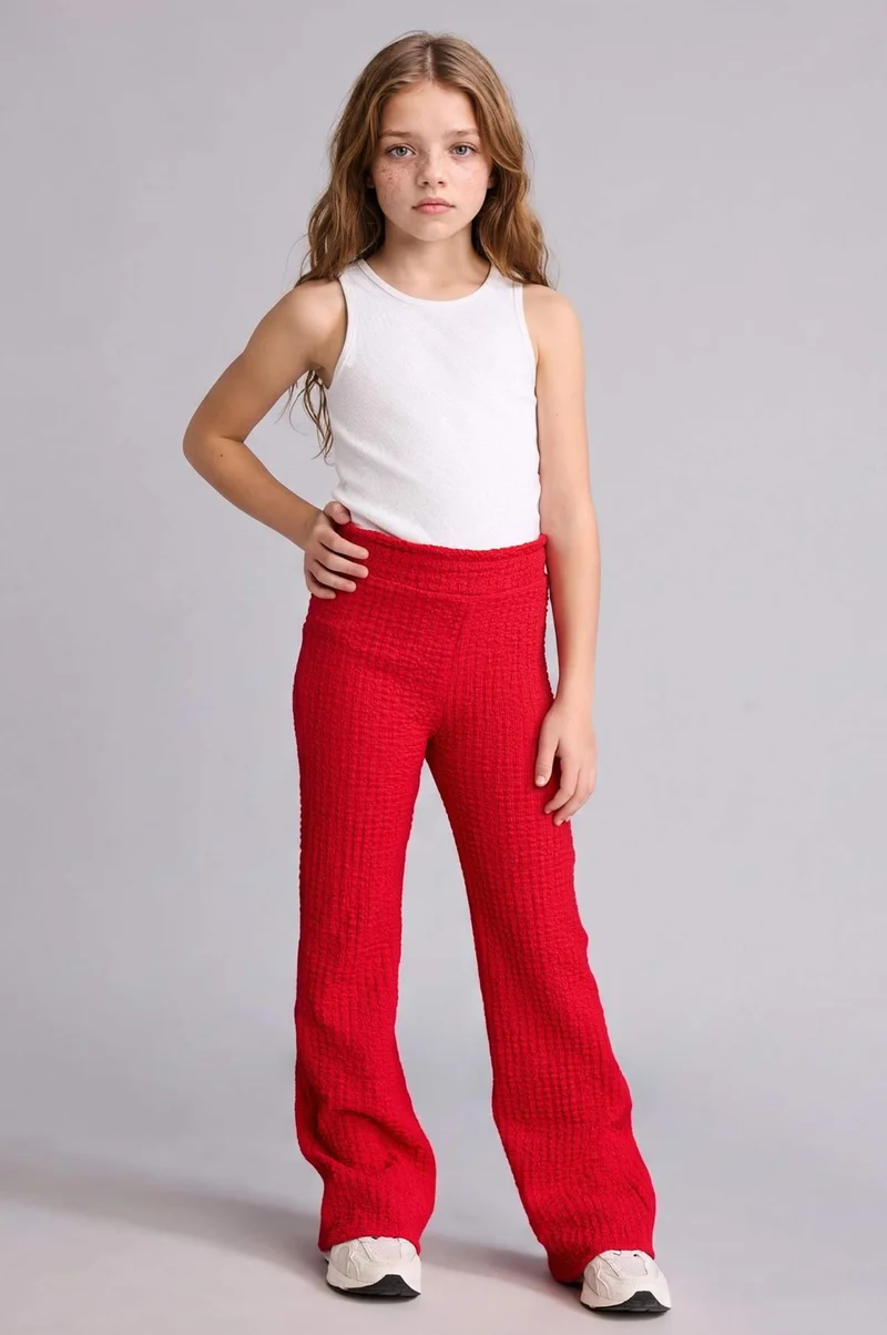 ديفاكتو Girl Flare Fit Trousers