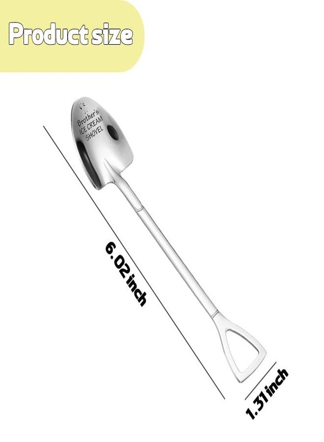 هدايا عيد ميلاد للأخ الصغير، هدايا تخرج للأخ الكبير، مجرفة آيس كريم للأخ، هدية شكر للأخ، ملعقة قهوة، هدايا لمحبي الآيس كريم، هدايا من الأخت للأخ - Image 5