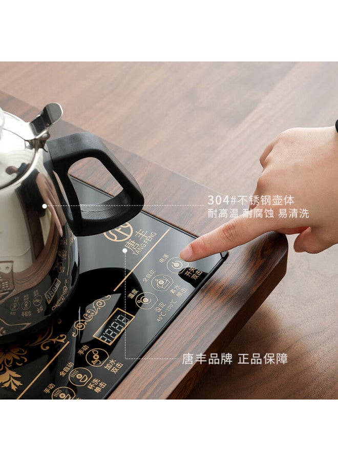 Tangfeng Kung Fu Tea Set, Complete Home Use Set With Automatic Water Boiling, Integrated Tea Tray, Teacups, Teapot, Office Meeting Gift, Housewarming Present - Image 3
