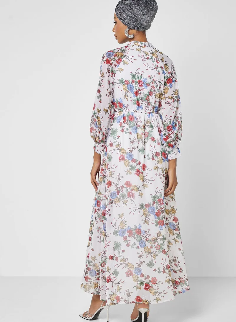 Khizana Floral Printed Dress