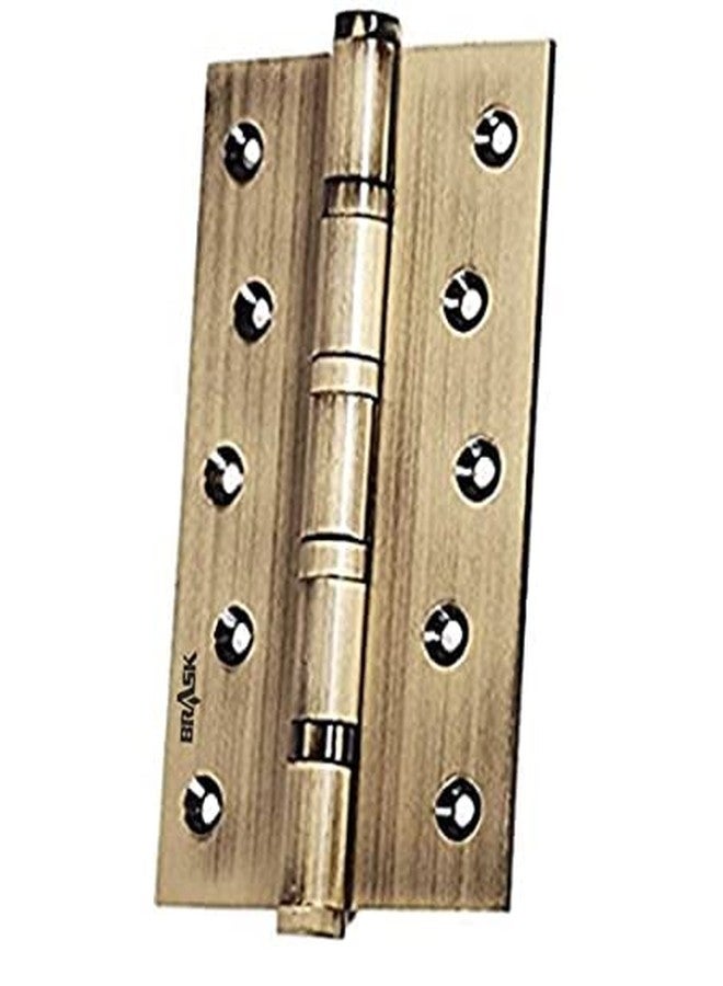 BRASK Brass Ball Bearing Hinges 6" x 3.5" x 5 mm (Pack of 1) (Antique Brass Finish) - Image 2