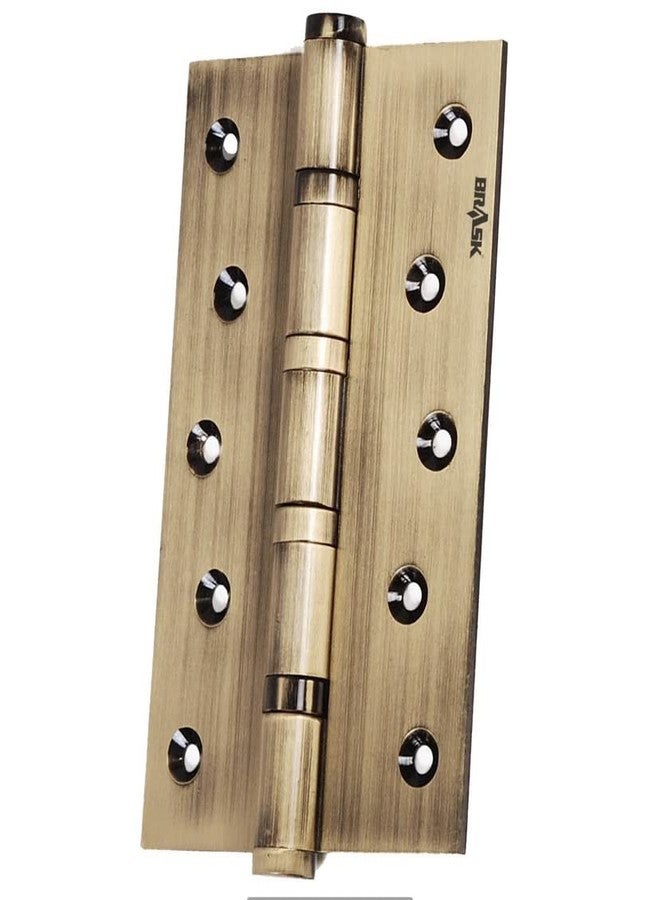 BRASK Brass Ball Bearing Hinges 6" x 3.5" x 5 mm (Pack of 1) (Antique Brass Finish) - Image 1