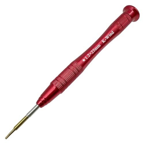 Kannony Wind P5 Pentalobe Screwdriver for Laptop Computer, Star-shaped Tip P5 1.2mm TS4 PL4 with Magnetism, S2 Steel Head, Rotable Top, Anti-slip Grip, 5 Point Star Precision Screwdriver - Image 1