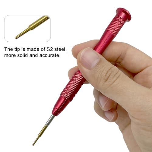 Kannony Wind P5 Pentalobe Screwdriver for Laptop Computer, Star-shaped Tip P5 1.2mm TS4 PL4 with Magnetism, S2 Steel Head, Rotable Top, Anti-slip Grip, 5 Point Star Precision Screwdriver - Image 4
