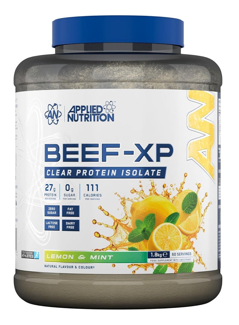 أبلايد نيوتريشن بيف-إكس بي بروتين كلير هيدرولزد - ليمون ونعناع - (1.8 كجم) - Image 1