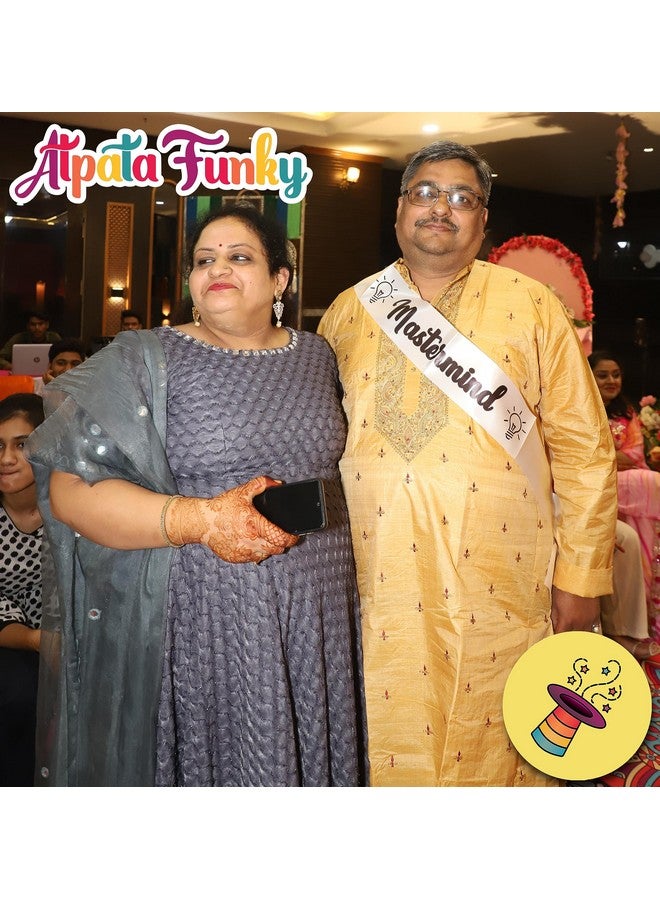 Atpata Funky Mastermind Sash for The Man/Woman with The Plan, for honouring Super Clever Friends and Family Members - Image 2