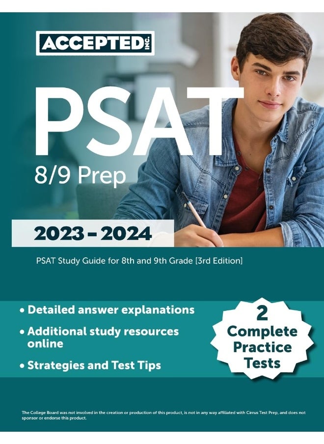 PSAT 8/9 Prep 2023-2024: 2 Complete Practice Tests, PSAT Study Guide for 8th and 9th Grade [3rd Edition] 