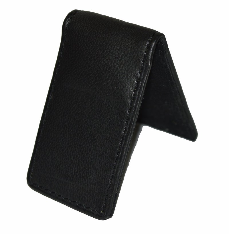 LB LEATHERBOSS Leatherboss Genuine Leather Slim Magnetic Minimalist Bifold Money Clip Cash Holder Wallet, Black  - Image 5