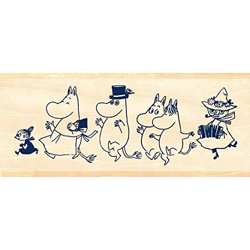 Beverly TSW137 Moomin Stamp Masano Aibo Moomin Family - Image 1