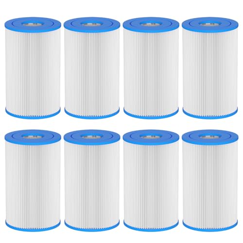 Macaberry Cold Plunge Filter 20 Micron 5 x 25 Water Filter Replacement Cartridge Compatible with Any Cold Plunge System Ice Pod Filters Ice Bath Filter 8Pack - Image 1