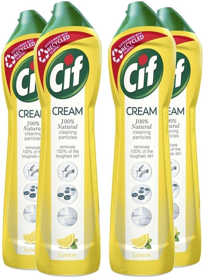 Cif Cream Lemon 500 Ml (pack Of 4) - Image 1