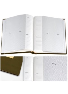 HomarKet 4x6 300 Wedding and Baby Photo Album with Memo Green  - Image 2