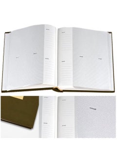 HomarKet 4x6 300 Wedding and Baby Photo Album with Memo Green  - Image 2