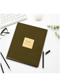 HomarKet 4x6 300 Wedding and Baby Photo Album with Memo Green  - Image 3
