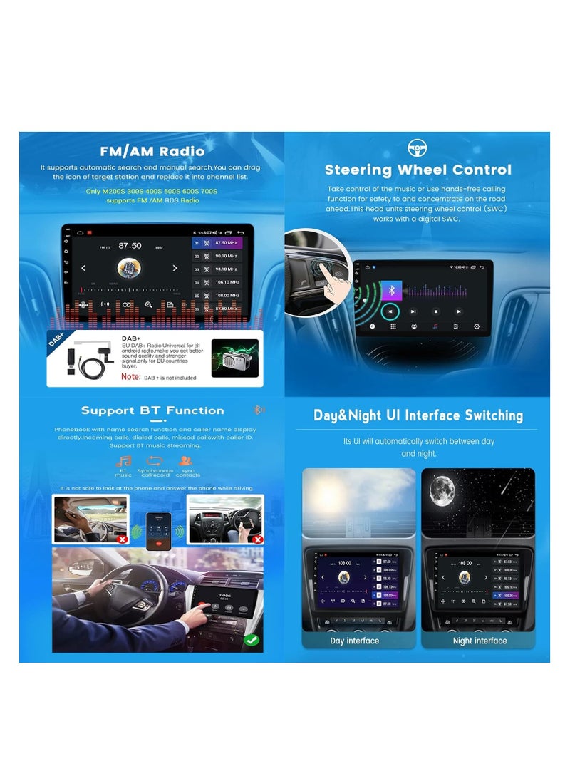 Generic - 9 Inch Android 11 Car Stereo for Honda Jazz 3 Fit 3 2014-2020 Car Radio Multimedia Navigation Player Built-in Carplay Android Auto DSP with Backup Camera/SWC/4G/GPS,Lhd,M400S 4G+64G - Image 1