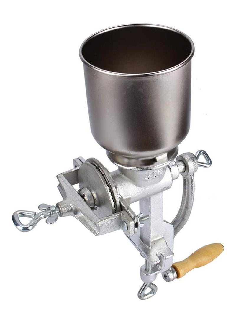 DubaiGallery - Manual Grain Grinder, Table Clamp Manual Corn Grain Mill, Cast Iron Grinder, Crank, for Grinding Nut Spice Wheat Coffee Home Kitchen Commercial Use Grinder - Image 1