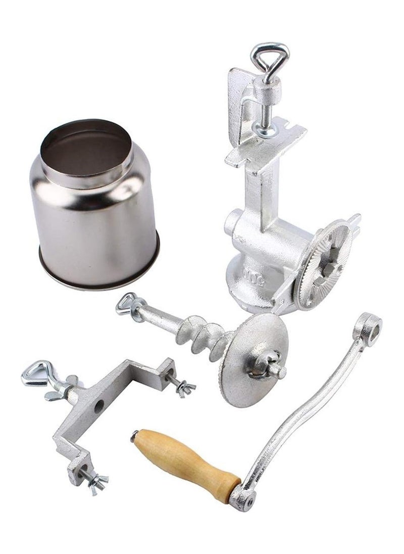 DubaiGallery - Manual Grain Grinder, Table Clamp Manual Corn Grain Mill, Cast Iron Grinder, Crank, for Grinding Nut Spice Wheat Coffee Home Kitchen Commercial Use Grinder - Image 1