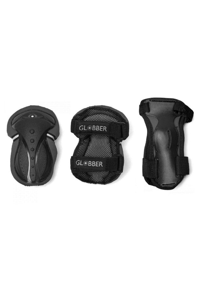 GLOBBER مجموعة وسادات الحماية للبالغين من جلوبير (S، أسود) - Image 1
