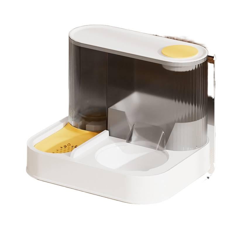 Automatic Feeder Stainless Steel Pet Bowl with Feeding Accessory Pet Food Bowl Routine Feeding Home Use - Image 1