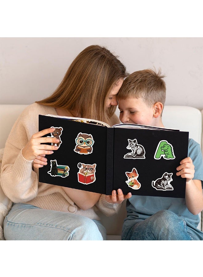 MXN 104 Pcs Alphabet ABC Stickers Vinyl Waterproof Cute Animal Colorful Letter Sticker, Self-Adhesive Dinosaurs Ocean Animals Insects Stickers for Decorative Scrapbooking Calendar, Kids Boys DIY Gift - Image 5