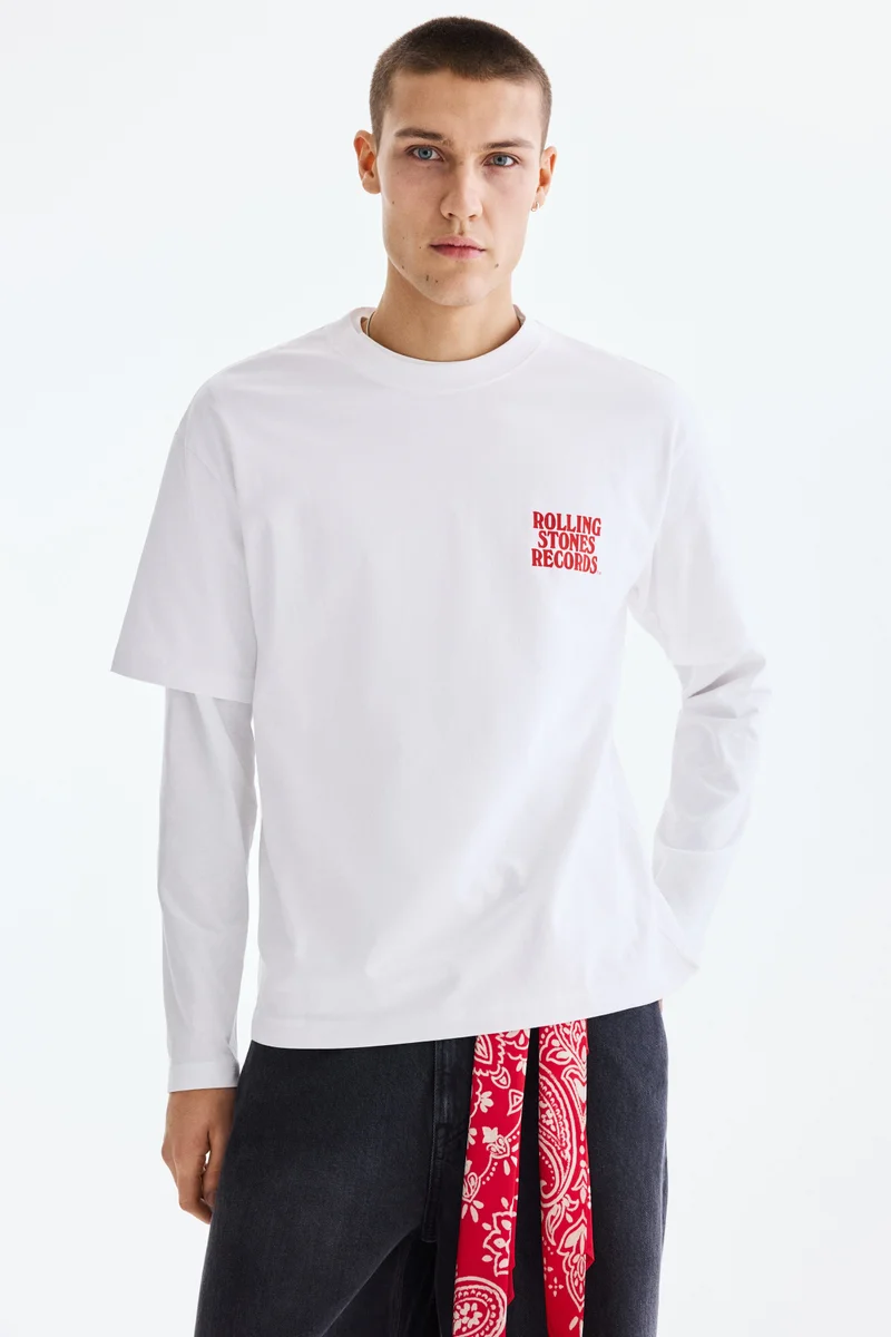 H&M  Relaxed Fit T-shirt for Men | Best Price UAE