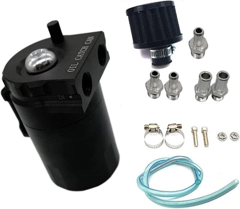 Wivplex Baffled Aluminum Oil Catch Can with Air Filter - Image 1