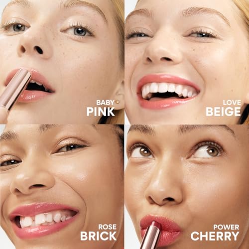 innisfree Dewy Tint Lip Balm with Hyaluronic Acid & Ceramides, Korean Hydrating Tinted Balm, Power Cherry Shade - Image 4