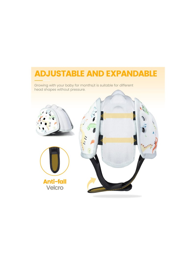 Baby Safety Helmet, Breathable Baby Head Protector for Crawling and Walking, Infant Soft Helmet, Anti-Collision, Ultra-Lightweight, Expandable and Adjustable Age 6m-24m, Tested and Certified - Image 3