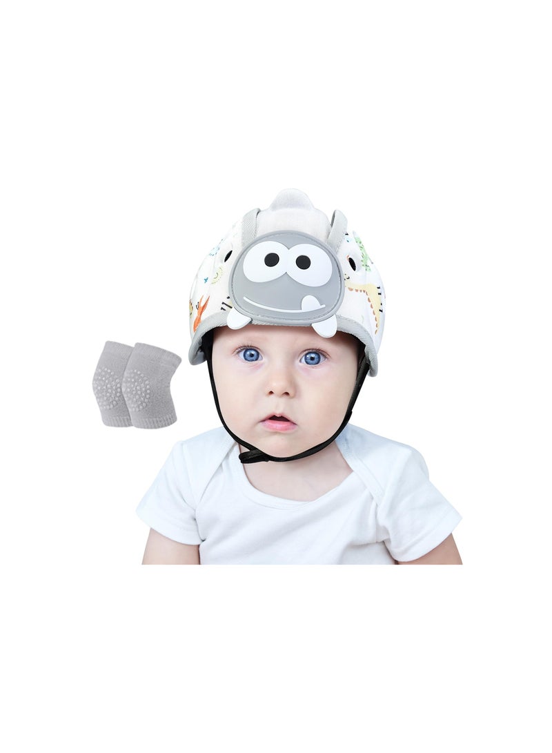 Baby Safety Helmet, Breathable Baby Head Protector for Crawling and Walking, Infant Soft Helmet, Anti-Collision, Ultra-Lightweight, Expandable and Adjustable Age 6m-24m, Tested and Certified - Image 1