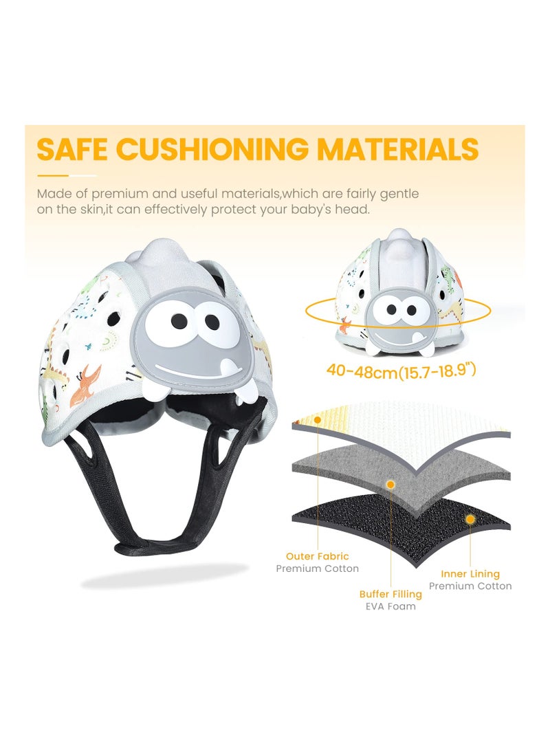 Baby Safety Helmet, Breathable Baby Head Protector for Crawling and Walking, Infant Soft Helmet, Anti-Collision, Ultra-Lightweight, Expandable and Adjustable Age 6m-24m, Tested and Certified - Image 5