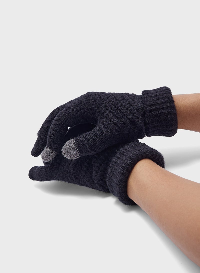 Seventy Five Knitted Touchscreen Gloves - Image 1