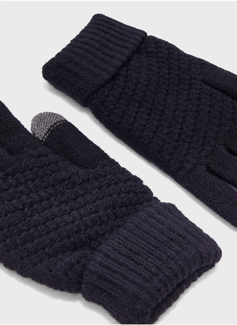 Seventy Five Knitted Touchscreen Gloves