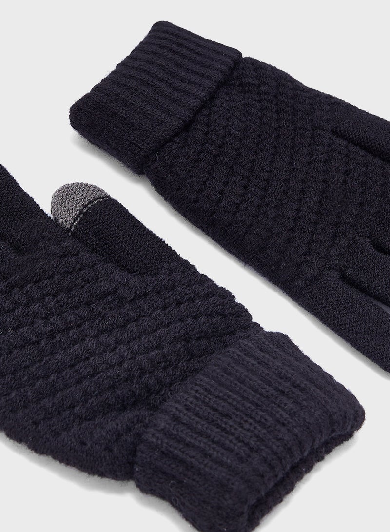 Seventy Five Knitted Touchscreen Gloves - Image 4