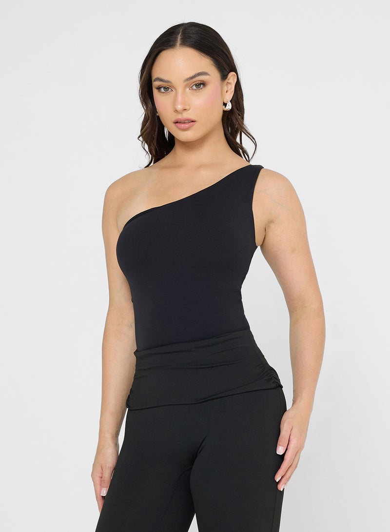 Ginger One Shoulder Seamless Top - Image 1