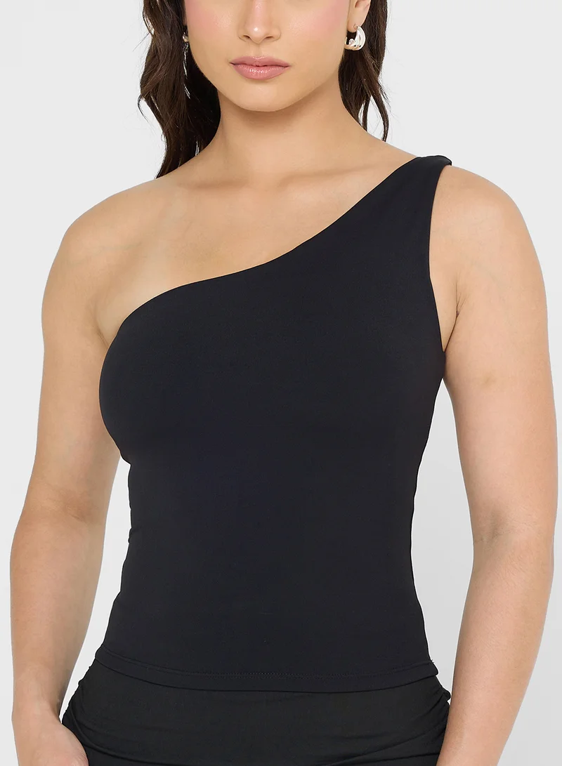 Ginger One Shoulder Seamless Top