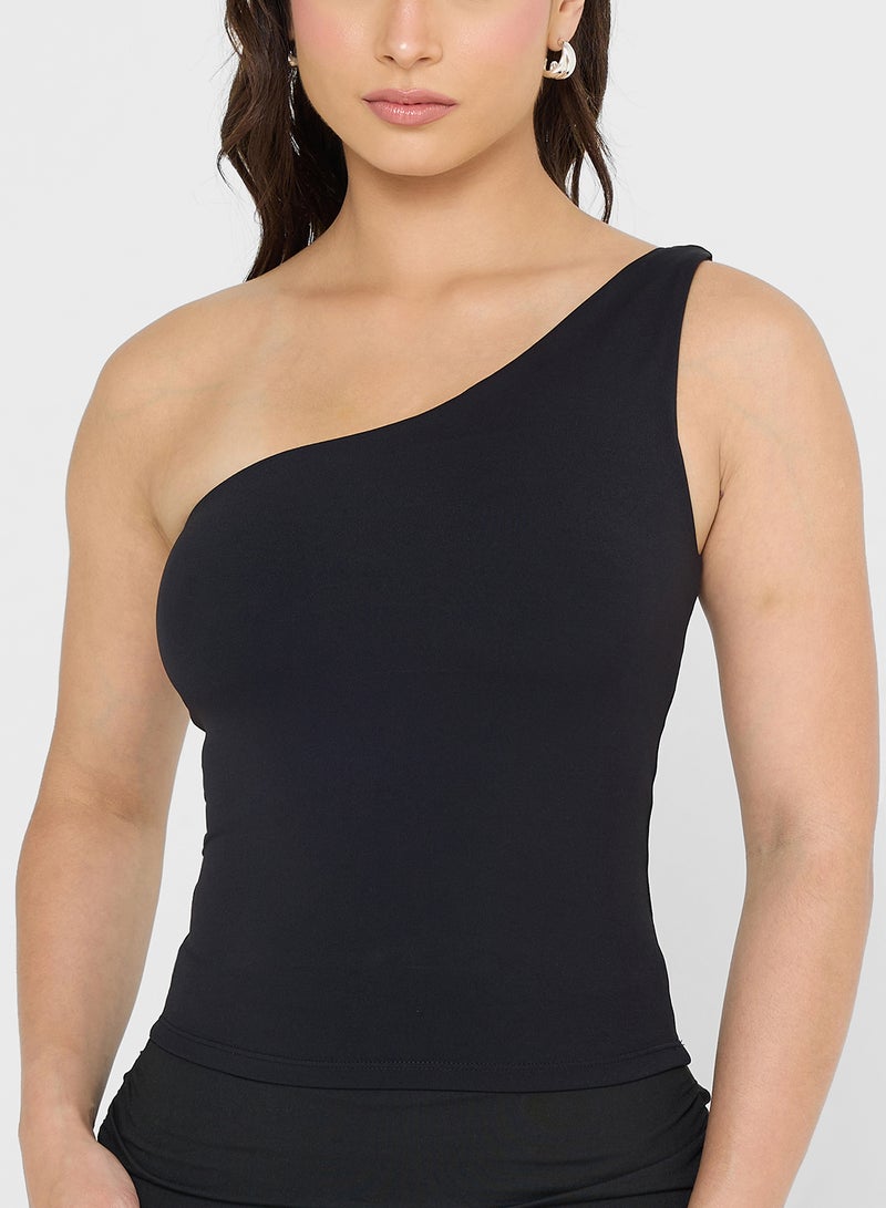 Ginger One Shoulder Seamless Top - Image 3