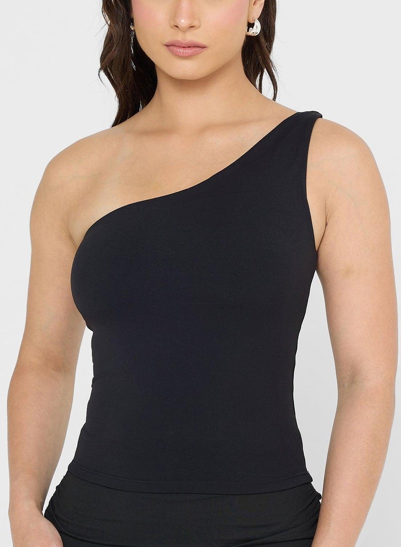Ginger One Shoulder Seamless Top - Image 3