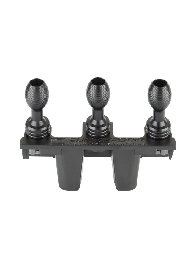 Bulletpoint Metal Bronco Phone Holder Mount + Action Camera Mount Compatible with 2021+ Ford Bronco Holds 3 Devices Replaces Accessory Ready Panel - Image 4