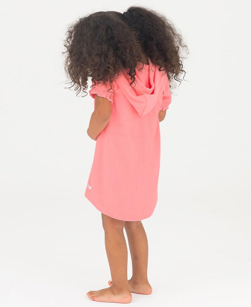 RuffleButts Girls Terry Knit Full-Zip Swim Cover-Up - Fashion Swimwear Cover-Up Dress - Image 4