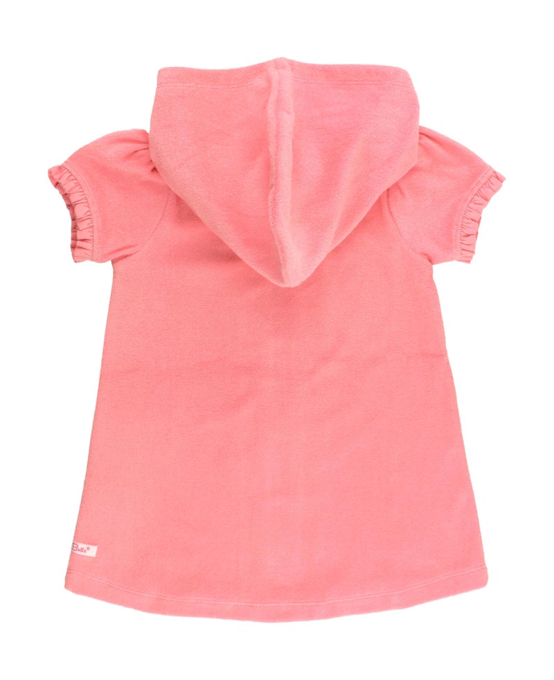 RuffleButts Girls Terry Knit Full-Zip Swim Cover-Up - Fashion Swimwear Cover-Up Dress - Image 2