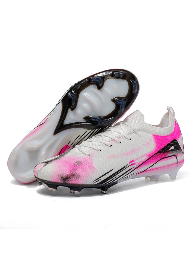 Jx603ag Long Nails White Mbappe Assassin 16 New Style Football Shoes Boys Children Primary School Pupils Teenagers Spike Fg Broken Nail Tf Training Shoes